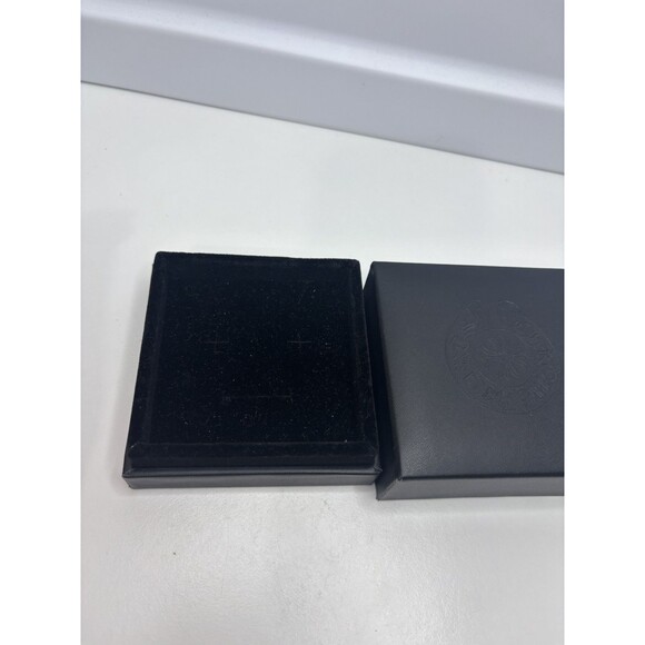 CHROME HEARTS AUTHENTIC BLACK JEWELRY DISPLAY BOX 3.5 X 3.5 X 2'' VELVET INSIDE - Picture 2 of 8